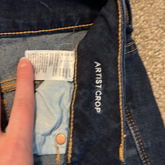 American Eagle Capri jeans size 8 (fits more like 6) - Picture 2 of 3